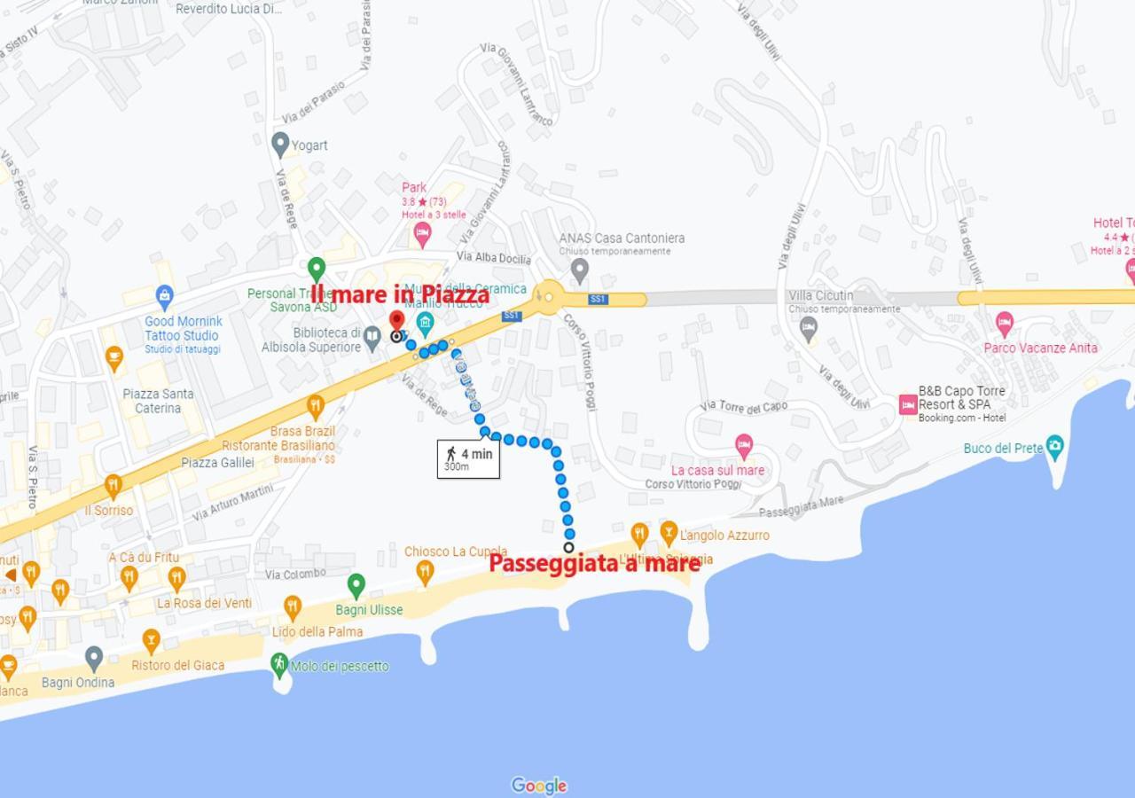 Il Mare In Piazza Διαμέρισμα Albisola Superiore Εξωτερικό φωτογραφία